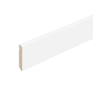 Kosche Fußleiste gerade Grundierfolie weiß 2500 x 80 x 10 mm