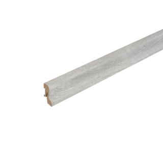 Kosche Laminatsockelleiste Veroni Silber 2400 x 40 x 20 mm