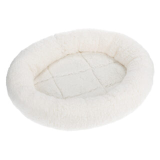 Kuschelbett Fluffy 2in1 - dunkelgrün: L 50 x B 42 x H 7,5 cm
