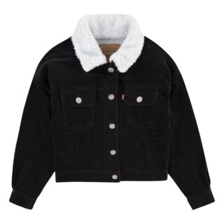 Levis Kids Cordjacke "LVG BABY BAGGY CORDUROY TRUCKE" mit Fellimitatkragen, for Girls