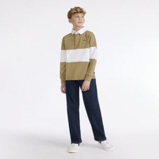 Levis Kids Langarmshirt "LVB TIMELESS RUGBY POLO" for Boys, mit Polokragen und Colorblocking