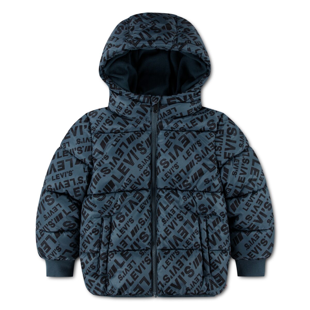 Levis Kids Steppjacke "LVB HEAVY WEIGHT PUFFER" mit Kapuze Winterjacke mit Kapuze und Allover-Print / für Boys