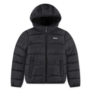 Levis Kids Steppjacke "LVB SHERPA LINED MDWT PU" mit Kapuze warm wattiert