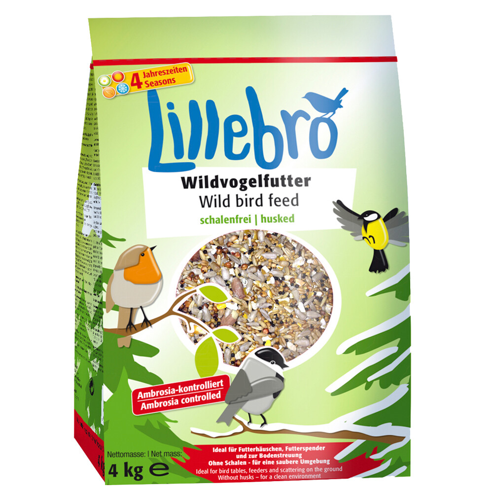 Lillebro Wildvogelfutter, geschält - 4 kg