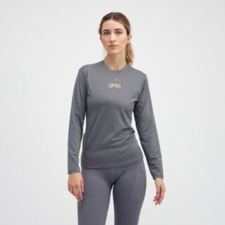 Lipati One LS Tee 2.Sortering Gr. L Grau Damen