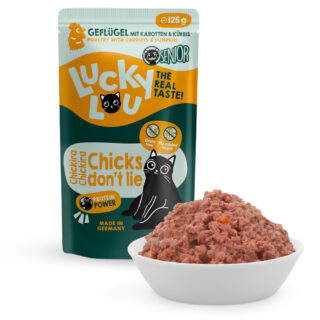 Lucky Lou Senior 16 x 125 g - Geflügel