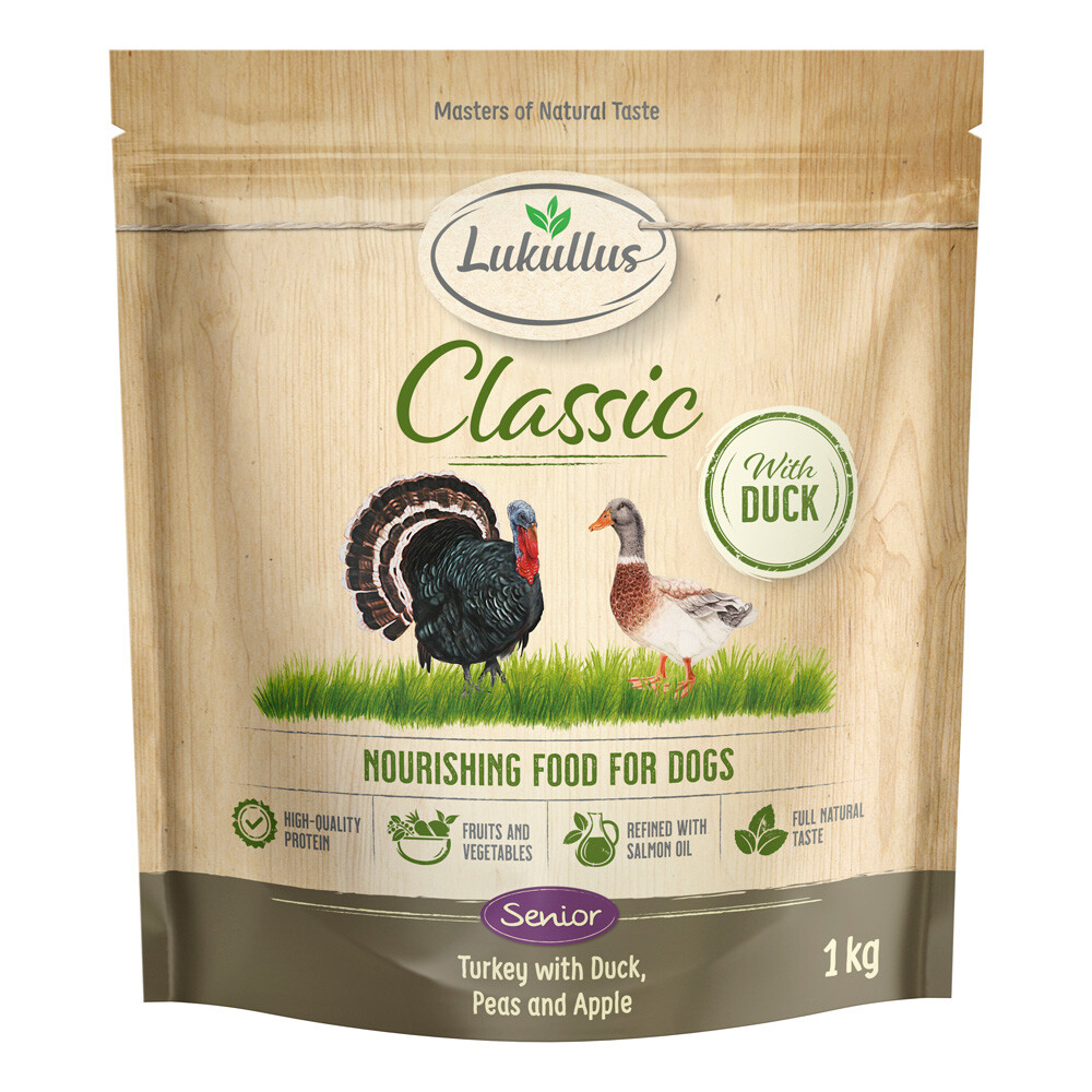 Lukullus Classic Senior Truthahn & Ente - 12 kg neue Rezeptur
