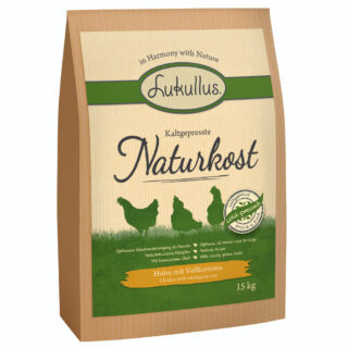 Lukullus Kaltgepresst Huhn & Vollkornreis - 15 kg: neue Rezeptur