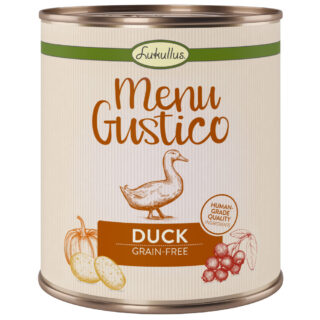 Lukullus Menu Gustico - Ente mit Karotte, Preiselbeeren und Rosmarin - 6 x 400 g