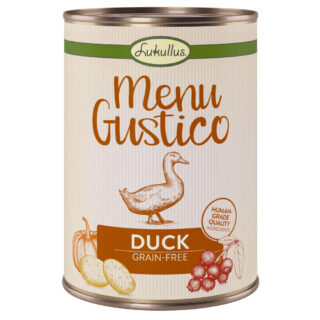Lukullus Menu Gustico - Ente mit Karotte, Preiselbeeren und Rosmarin - 6 x 800 g