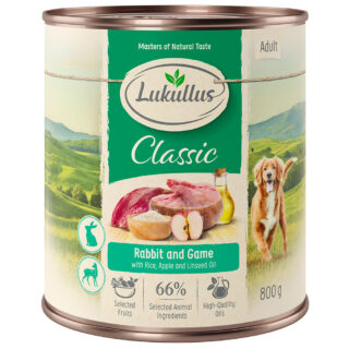 Lukullus Naturkost Adult 6 x 800 g - Lachs & Huhn