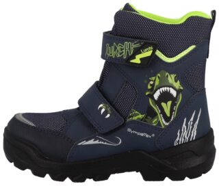 Lurchi Klettboot "Kolin-SYMPATEX, Blinkschuh" Boots mit coolem Dino-Motiv, Größenschablone zum Download
