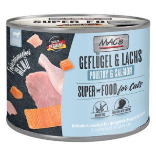 MAC's Cat Feinschmecker 6 x 200 g - Rind & Kaninchen
