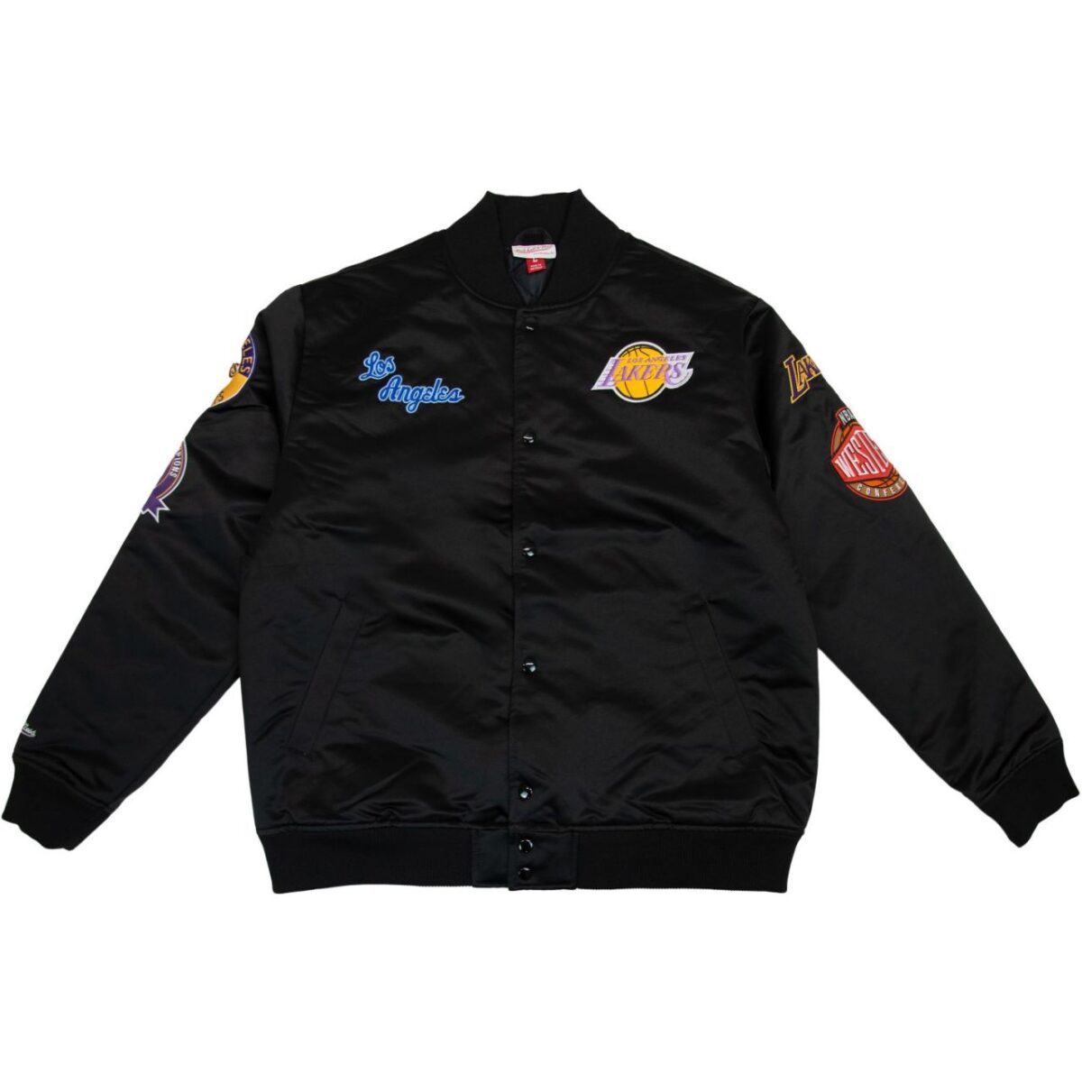 M&N Heavyweight Satin Jacke NBA Los Angeles Lakers