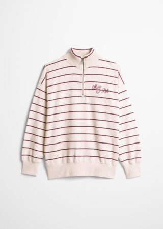 Marc OPolo Sweatshirt, gestreift, mit gerippten Stehkragen