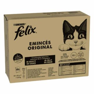 Megapack Felix Classic Pouches 80 x 85 g - Fisch Mixpaket (4 Sorten)