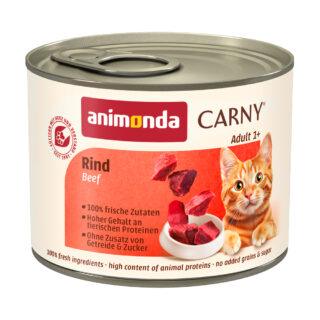 Mix Sparpaket animonda Carny Adult 12 x 200 g - Mixpaket Rind (4 Sorten)