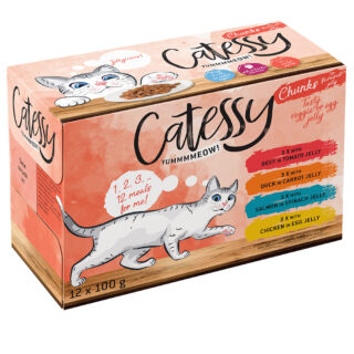 Mixpaket Catessy Häppchen in Gelee Gemüse-Allerlei - Sparpaket: 48 x 100 g