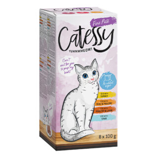 Mixpaket Catessy Schälchen 64 x 100 g Feine Pastete 1 (4 Sorten)
