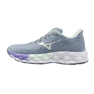 Mizuno Wave Sky 8 Damen Laufschuhe 37 - Blau, komfortabel und stoßdämpfend für Langstreckenläufe