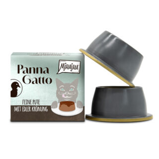 MjAMjAM Panna Gatto 2 x 80 g - zartes Huhn mit edler Krönung