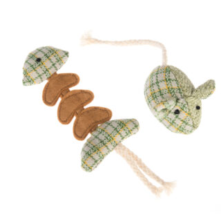Modern Living Glasgow Katzenspielzeug-Set Fischgräte - 2er Set