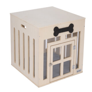 Modern Living Indoor Hundekäfig Borlänge - L 58,5 x B 58,5 x H 64 cm