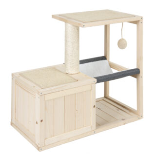 Modern Living Katzenhaus Bora Bora - L 70 x B 35 x H 60 cm