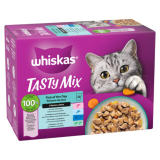 Multipack Whiskas Tasty Mix Portionsbeutel 48 x 85 g - Country Collection in Sauce