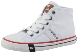 Mustang Shoes Sneaker "Gaspare" Freizeitschuh, Schnürboots, High Top-Sneaker mit Nieten