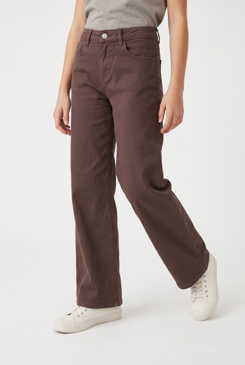 Name It 5-Pocket-Hose "NKFROSE WIDE TWI PANT 1115-TP NOOS" Baumwollmischung, regular fit, verstellbarer Bund