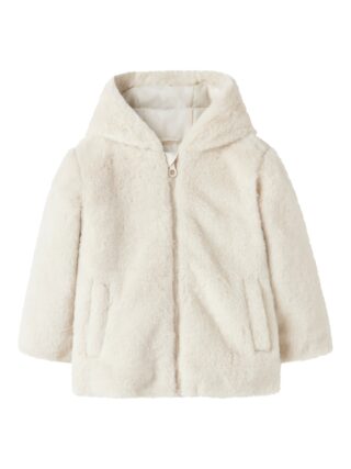 Name It Fellimitatjacke "NMFMILA JACKET W HOOD PB" mit Kapuze Kunstfaser