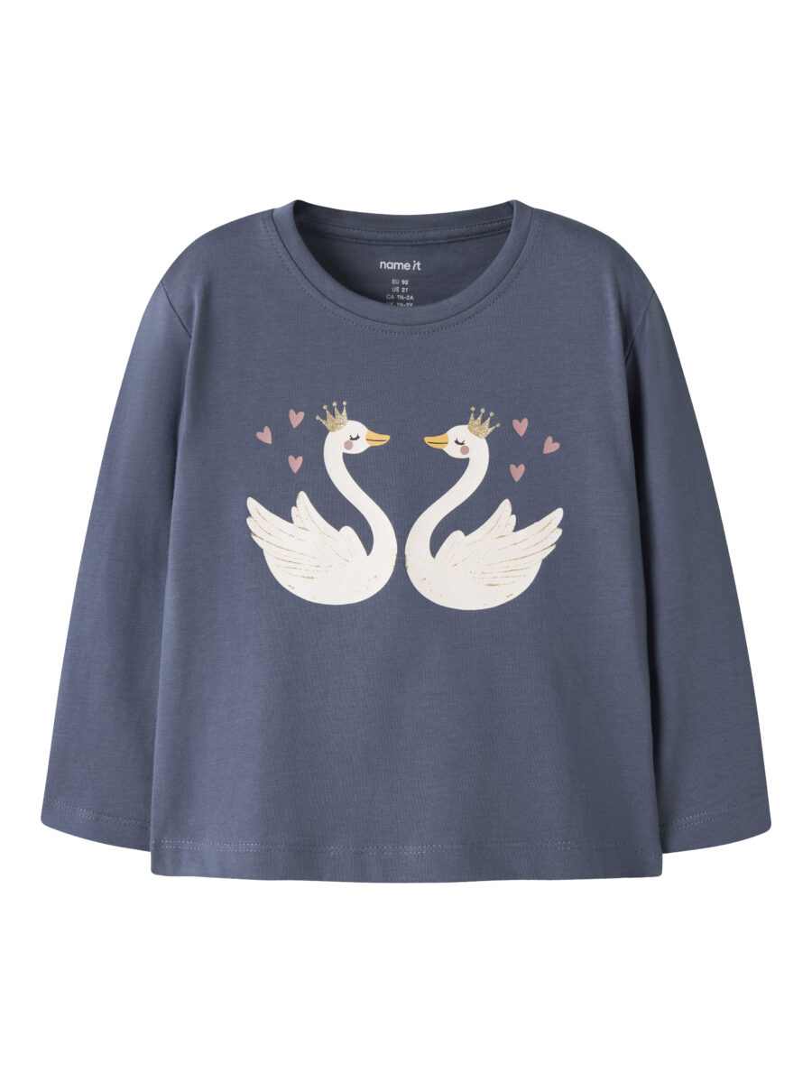 Name It Langarmshirt "NMFVEEN LS NREG TOP" Baumwolle, regular fit