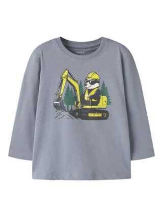 Name It Langarmshirt "NMMVAGNO LS LOOSE TOP" Baumwolle, regular fit
