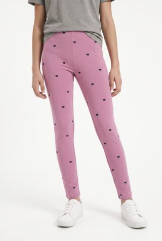 Name It Leggings "NKFDAVINA AOP SWE LEGGING BRU NOOS" mit Stretch, regular fit, angeraute Innenseite