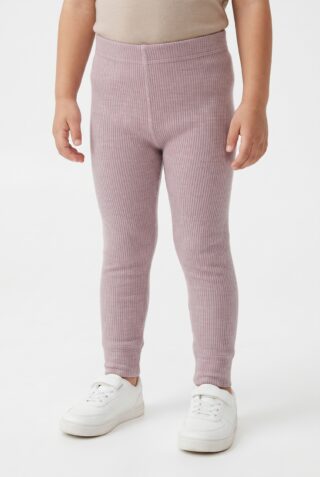 Name It Leggings "NMNWAX WOOL RIB LEGGING NOOS" aus reiner Merinowolle