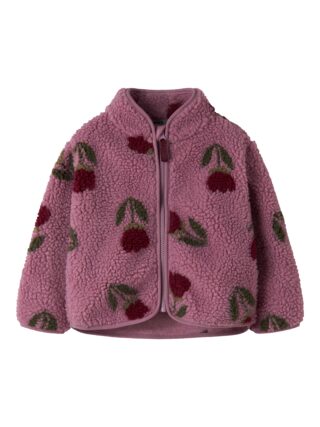 Name It Plüschjacke "NMFONELDA TEDDY CARD" Kunstfaser, regular fit