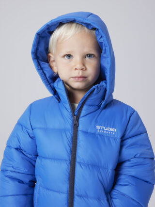 Name It Steppjacke "NMMMARBLE JACKET PB1" mit Kapuze Kunstfaser