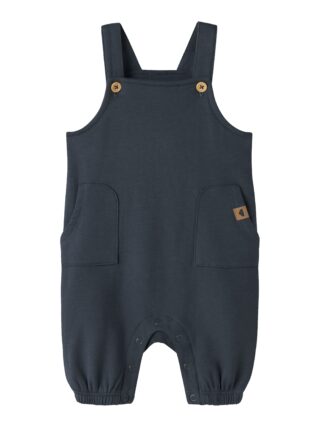 Name It Strampler "NBMNEIL SWEAT OVERALL BRU" Baumwollmischung, regular fit