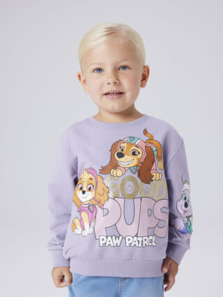 Name It Sweatshirt "NMFJARA PAW NREG SWEAT BRU NOOS CPLG"