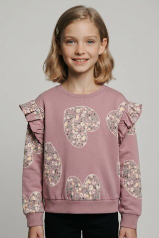Name It Sweatshirt "NMFKIWILE LS NREG SWEAT UNB", Baumwollmischung, regular fit