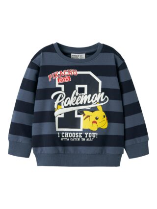 Name It Sweatshirt "NMMJOSEF POKEMON NREG SWEAT UNB SKY", Baumwollmischung, regular fit