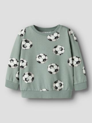 Name It Sweatshirt "NMMLOUIE LS NREG SWEAT BRU BOX", Baumwollmischung, regular fit