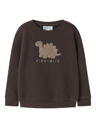 Name It Sweatshirt "NMMOBEAR NREG SWEAT UNB", mit hochwertiger 3D-Stickerei
