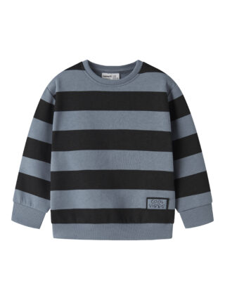 Name It Sweatshirt "NMMOZIAS LS NREG SWE BRU PB", Baumwollmischung, regular fit