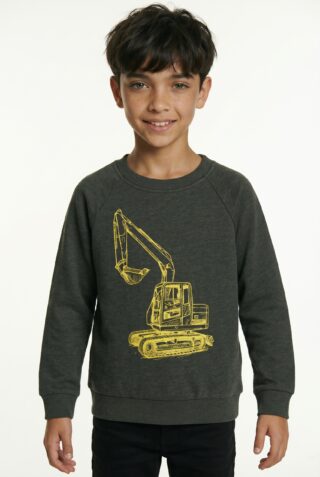 Name It Sweatshirt "NMMVION LS NREG SWEAT UNB", Baumwollmischung, regular fit
