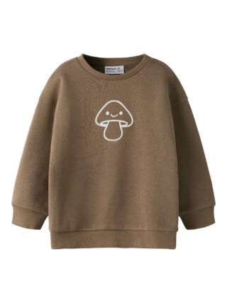 Name It Sweatshirt "NMNRILEY LS RLX SWEAT BRU NOOS", Baumwollmischung