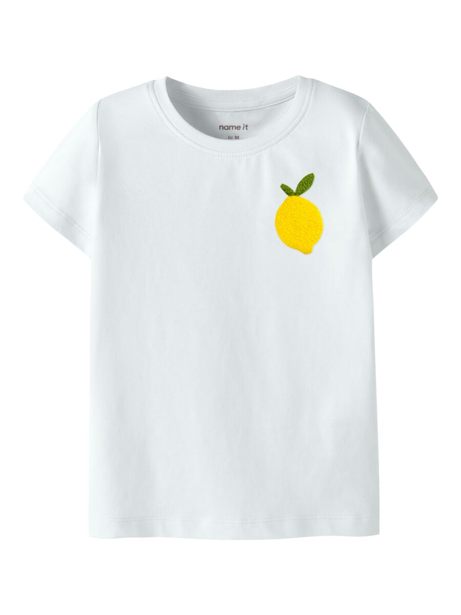 Name It T-Shirt "NMFJUANITTA SS TOP BOX" Baumwollmischung, normal geschnitten
