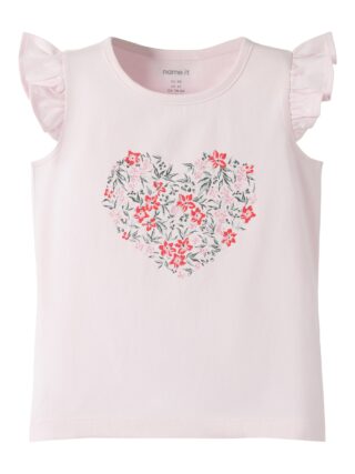 Name It T-Shirt "NMFVAYANA CAPSL TOP" Baumwollmischung, regular fit