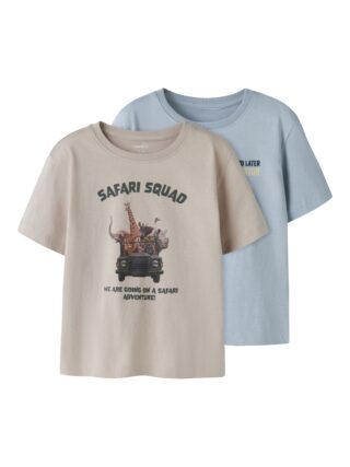 Name It T-Shirt "NMMVOTO 2P SS NREG TOP" Packung, 2 Baumwolle, regular fit